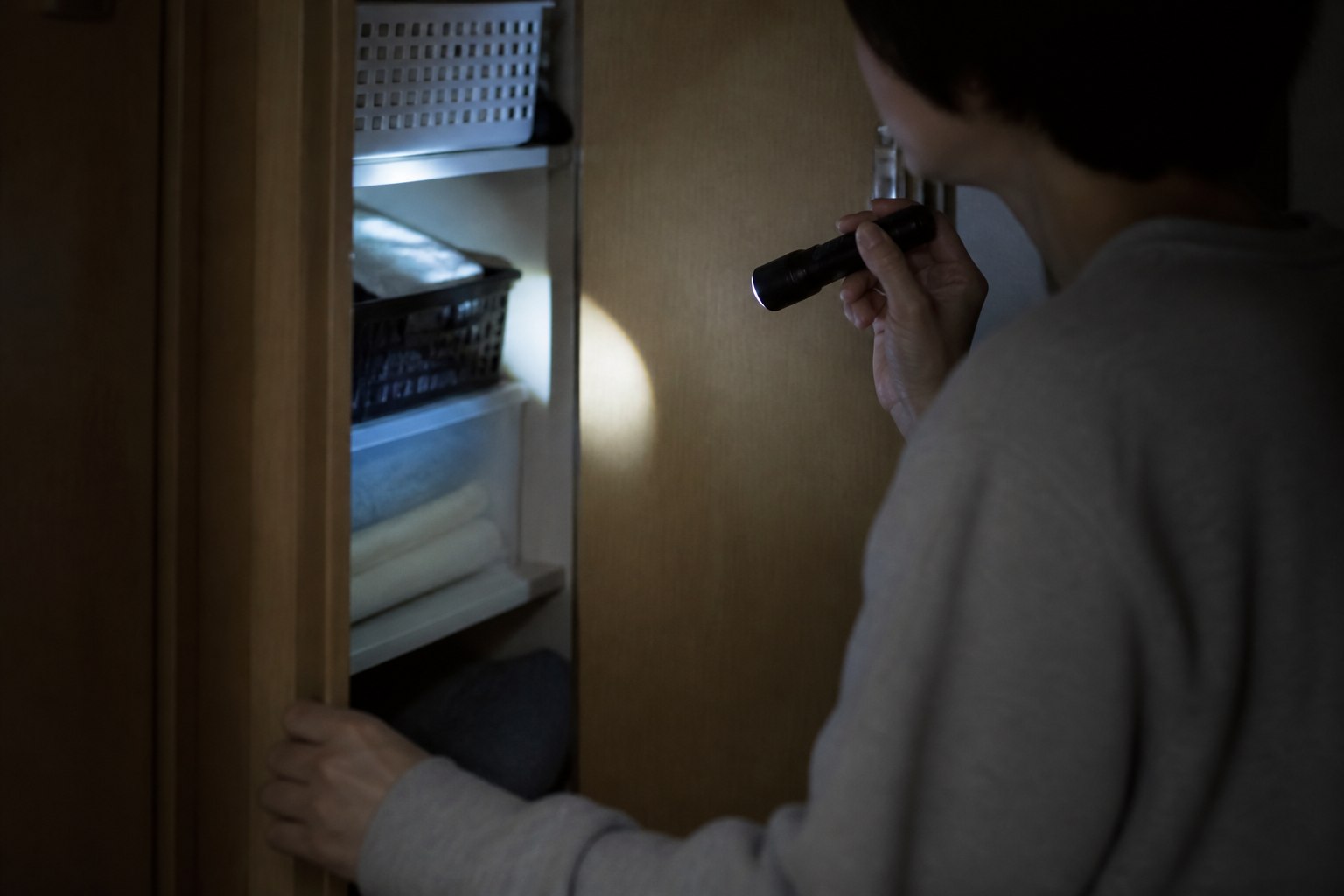 WAYetTO LED懐中電灯・ハンディライトが1,000円に値下がり|前回より230円安い小型・乾電池式の利用シーンをイメージした画像