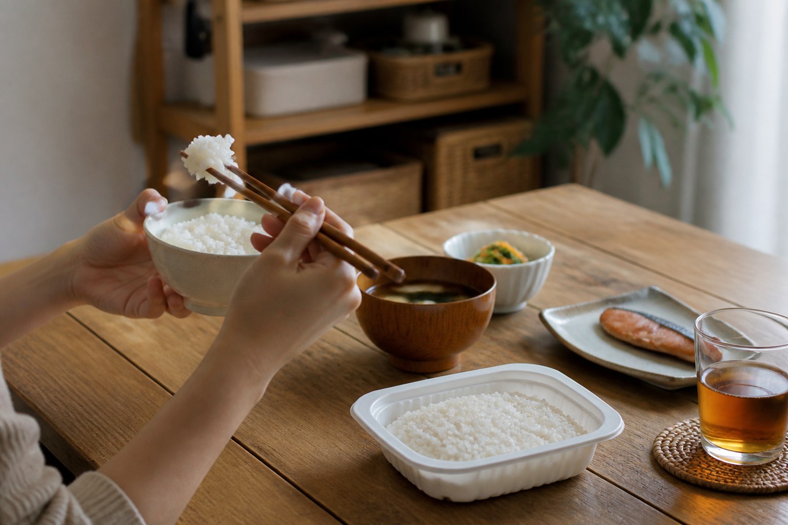 パックごはん120g×40食とは?低温製法米の特徴・容量・備蓄時の注意点を解説の利用シーンをイメージした画像